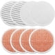 thumbnail image 1 of Paquete de 8 almohadillas de repuesto para fregona compatibles con 2039A 2124: 4 almohadillas para fregar pesadas, 2 almohadillas suaves, 2 almohadillas para fregar de BeiLan (8 piezas), 1 of 5