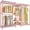 Pink, variant on 77" H Clothes Rack Loads 725LBS, Freestanding Commercial Wardrobe Closet, Pink