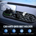 thumbnail image 6 of Multifunction Car Anti-Slip Mat, 2025 New Multifunctional 4-in-1 Mobile Phone Stand on-Board Anti-Slip Pad, Auto Universal Phone Holder Cell Phone Automobile Pads & Mats for Car Dashboard (White), 6 of 7