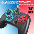 thumbnail image 3 of Wireless Pro Controller Compatible with Switch,Switch Lite, Premium Joypad for Video Games(Black/Red), 3 of 4