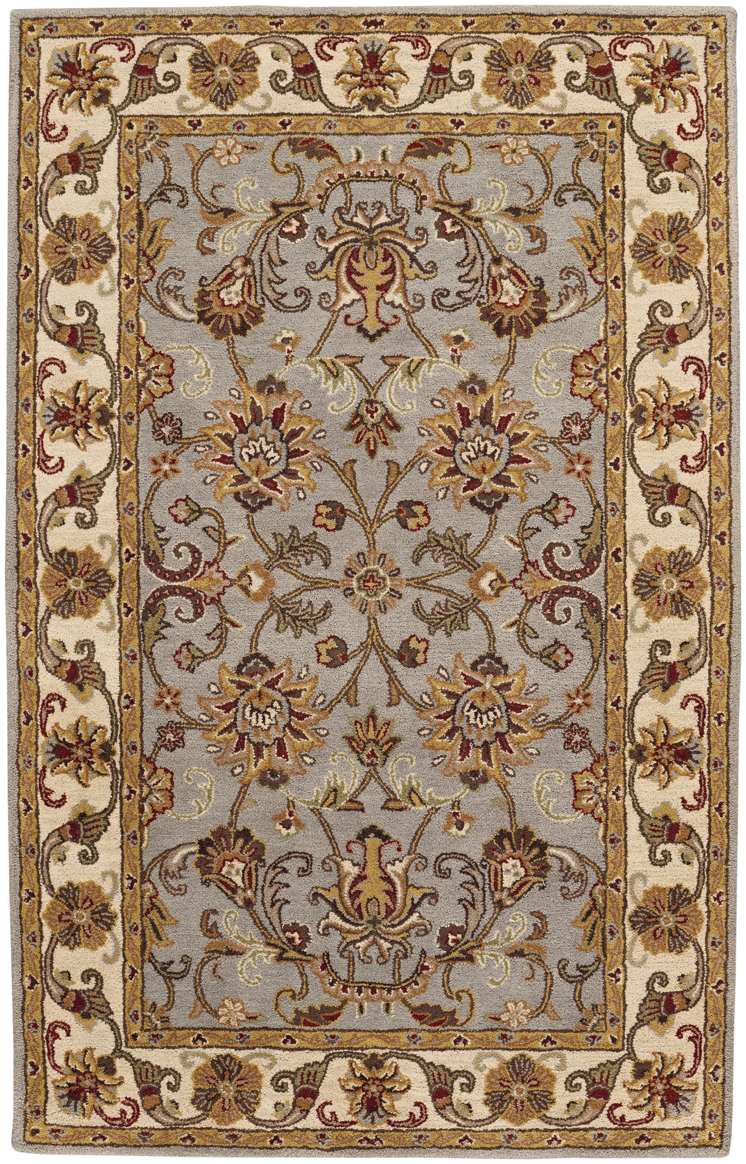 Capel Rugs Guilded Rectangular Hand Tufted Area Rug Smoke 10' x 14