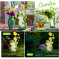 thumbnail image 4 of Solar Garden Statues Loving Frog Garden Decor Figurine Lights for Outside, Yard Decorations Outdoor Patio Decor, Gardening Gifts for Women, 4 of 9