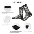 thumbnail image 4 of Vsdgher Husky Unisex Crew Socks Lightweight Breathable Ventilation Ankle Socks, Mid-calf socks for Daily, 4 of 7