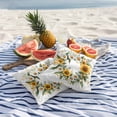 thumbnail image 5 of Outdoor Pillow Cover Yellow White Sunflower Set of 2 Waterproof Throw Pillowcases Watercolor Wreath Decorative Patio Furniture Pillows for Couch Garden Indoor & Outdoor Use, 5 of 9