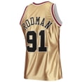 thumbnail image 3 of Men's Mitchell & Ness Dennis Rodman Gold Chicago Bulls 75th Anniversary 1997/98 Hardwood Classics Swingman Jersey, 3 of 3