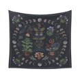 thumbnail image 1 of Tapiz de flores y luna para dormitorio, tapiz floral de plantas, tapiz Retro estético para sala de estar, colgante de pared para dormitorio, 1 of 5
