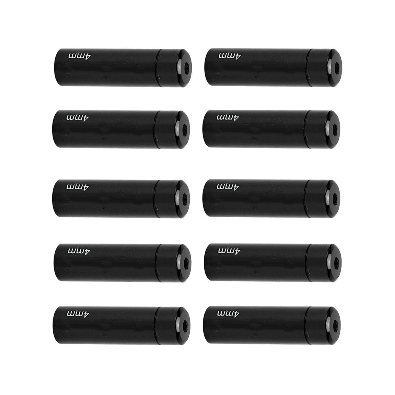 Cergrey Bike Cable End Caps,10Pcs Bicycle Cable End Caps Aluminum Alloy