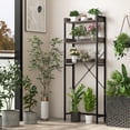 thumbnail image 2 of Giantex Over The Toilet Storage Rack, 3-Tier Bathroom Space Saver Organizer, Easy Assembly, Grey, 2 of 9
