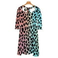 thumbnail image 6 of Cheetah Pattern Dress Summer Dresses Woman Street Style Big Size Casual Dress, 6 of 9