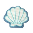 thumbnail image 2 of CaiYueKe Seashells Bathroom Rug, Bathroom Rugs, Ocean Decor Shell Bath Mat Gifts, Cute Seashell Shaped Bath Rugs for Sea Room Decor, Machine Washable & Non-Slip Bath Mat, 16x16 Inch, 2 of 7