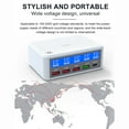 thumbnail image 3 of Amdohai Multiple USB Charger 65W 5-Port USB Charging Stations with LCD Display PD 20W + QC3.0 Fast Charger Multi-Port USB Hub Charger for Smart Phones Tablet Earphone and More, 3 of 8