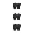 thumbnail image 1 of Toystoory 1 par de guantes portátiles de medio dedo Montañismo acolchado Guantes sin dedos a prueba de golpes Ciclismo Equipo deportivo Negro Type1 NO1, 1 of 6