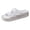 White, variant on Women's Platform Sandals with Arch Support Adjustable Double Buckle Slide Slippers Non Slip Beach Pool Water Shoes White Size 7