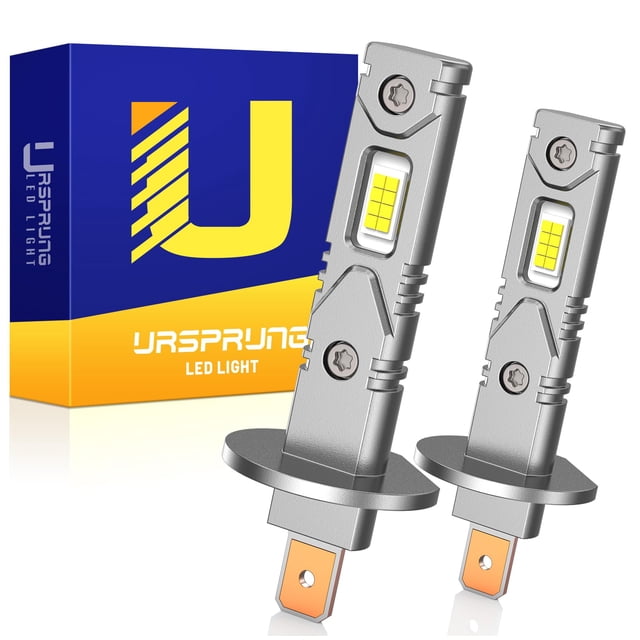 Bombillas antiniebla Ursprung H1 26000 LM 6500 K superbrillantes, paquete de 2