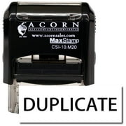 Self-Inking Duplicate Stamp with Red Ink