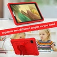 thumbnail image 6 of for Samsung Galaxy Tab A7 Lite 8.7" 2021 SM-T225 / SM-T220 Case for Kids, with Butterfly Wings Kickstand Shoulder Strap Heavy Duty Rugged 2 In 1 Silicone PC Cover, Red, 6 of 8