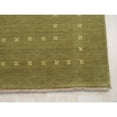 thumbnail image 2 of EORC Eastern Rugs LL4OL9X12 9 x 12 ft. Handmade Wool Green Transitional Solid Lori Baft Rug, 2 of 10