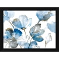 thumbnail image 2 of Lanie Loreth 24x19 Black Modern Wood Framed Wall Art Titled - Blue Abstract Floral I, 2 of 6