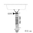 thumbnail image 4 of Manguera de desagüe flexible XCF para lavabo 1 1/2 pulgada x 40 mm extensible 285 a 780 mm GA016C002, 4 of 4