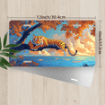 thumbnail image 2 of 1 Pcs 2D Flat License Plate Covers & Frames, A Tiger Lying For Decorative Front, Waterproof For Decoration Aluminum License Plate Covers & Frames Cover For Men Women, 12" X 6", 2 of 6
