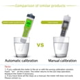 thumbnail image 3 of PH Meter 3-in-1 Digital PH Tester Pen with PH EC Temperature Measurement High Accuracy 0-14 PH Range Backlit Display Pocket Size for Household Drinking Pool & Aquarium, 3 of 8