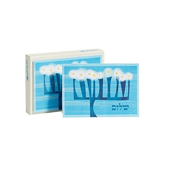 Unicef Hanukkah Cards Menorah