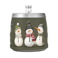 thumbnail image 7 of Yayeee Ashtray with Lid for Cigarette Smokeless Stainless Steel Home Ash Holder, Gray Cute Snowmen, 7 of 7