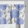 thumbnail image 3 of Ambesonne Grey Blue Window Valance, Cornflower Blossom, 54" X 12", Violet Blue and Grey, 3 of 5