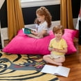 thumbnail image 2 of Jaxx 3.5 Ft Pillow Saxx Kids Bean Bag, Fuschia, 2 of 7