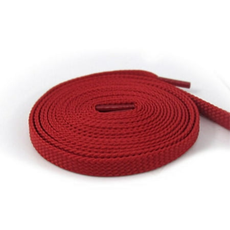 

FLAT Shoelaces 36 Inch 1 Pair Athletic Sneaker Shoe Lace Strings Red