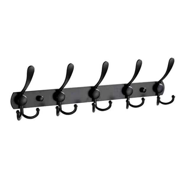 Coat Rack Wall Mounted 5 Tri Hooks HeavyDuty Coat Hook Home Wall