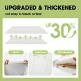 thumbnail image 3 of KitchenK Plastic Table Cloth Disposable 10 Pack, 54 x 132 Inch Table Cloths, Party, Picnic, Wedding, Decorative Tablecloths, Rectangle, White Plastic Cover, Leakproof & Sturdy, White, 3 of 6