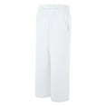 thumbnail image 4 of BJUTIR Pants For Women Solid Color Cotton And Linen Loose Casual Wide Leg Cropped Trousers, 4 of 8