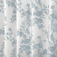 thumbnail image 2 of Psoiuetr Light Blue Shower Curtain,Cotton Floral Cottagecore Shower Curtains for Bathroom 72" W x 72" L, 2 of 6