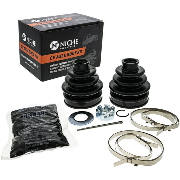 Niche Front CV Axle Boot Kit for Suzuki 54931-38FV0 Eiger 400 ATV 519-KCV2326B