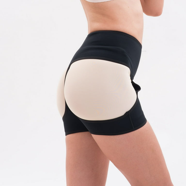 iOPQO underwear women Women's Powerful Tummy Rubber Pants Body Shaping  Pants Pants Black L