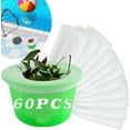 thumbnail image 1 of HUGFEGWE 60PCS Pool Skimmer Socks Above Ground and Inground Pool, Pool Skimmer Basket Nets, Ultra Fine Mesh Screen Pool Filter Socks for Pool Skimmer Basket AZ824-24715, 1 of 5
