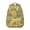 Yellow-1, variant on Floral and Skull Pattern Travel Backpack for Students Unique Vintage School Bag with Bright Bloom and Blossom Illustration, Wear-Resistant and Adjustable