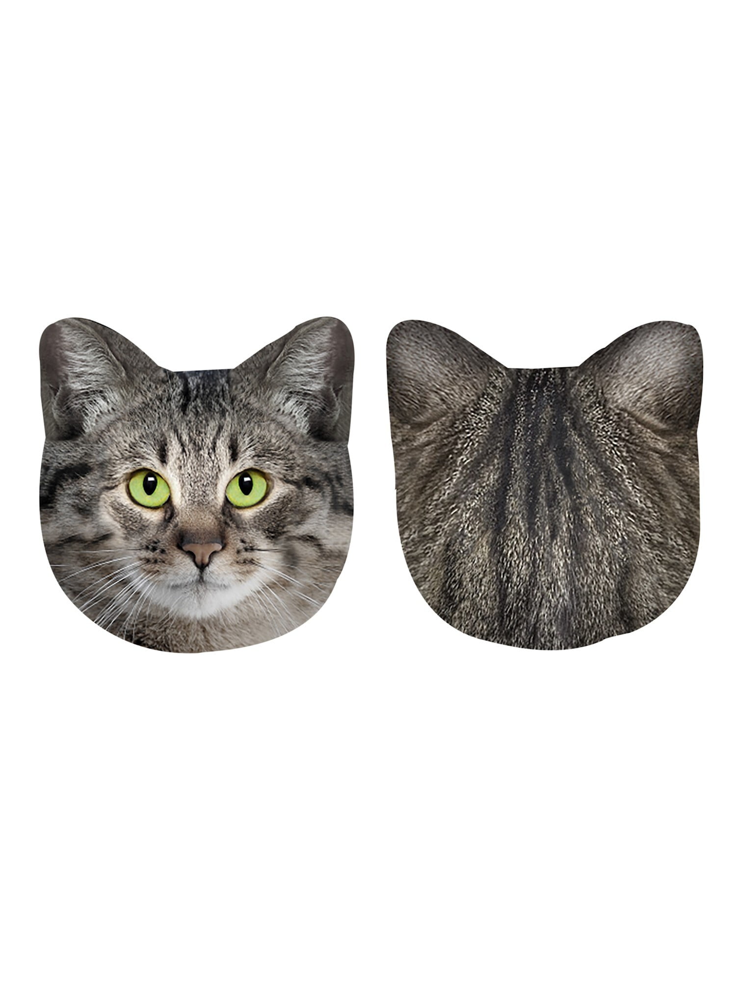 Manual Woodworkers Cat Head Pillows - Animal Face Throw Pillow, Accent Cushion Manual Woodworkers Cat Head Pillows - Animal Face Throw Pillow, Accent Cushion
