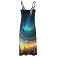 thumbnail image 4 of Galaxy Star Outer Space Sleeveless Dress Woman Fashion Long Dresses Women's Summer Suit Dress Summer 2025 Women, 4 of 6