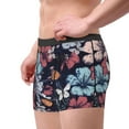 thumbnail image 3 of Wukai Flowers ad Butterflies Print Men’s Underwear Breathable Boxer Briefs,&nbsp;Moisture Wicking & Breathable-Large, 3 of 7