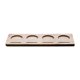 thumbnail image 3 of Soporte de vidrio con forma de cono, ahorra espacio, bandeja de exhibición, soporte para tazas de cóctel, para cocina, restaurante, encimera, buffet 34 cm x 115 cm x 2 cm, 3 of 8