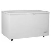 Adcraft Steel Large Chest Freezer with Organizer Basket, 12.6 Cu. Ft., White, BDCF-13