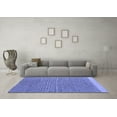 thumbnail image 3 of Ahgly Company Indoor Rectangle Abstract Blue Modern Area Rugs, 2' x 3', 3 of 4
