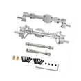 thumbnail image 4 of Dualoai Front and Rear Axle Set Complete Axle Set for C8815 1:10 Scale Vehicles Silver, 4 of 9