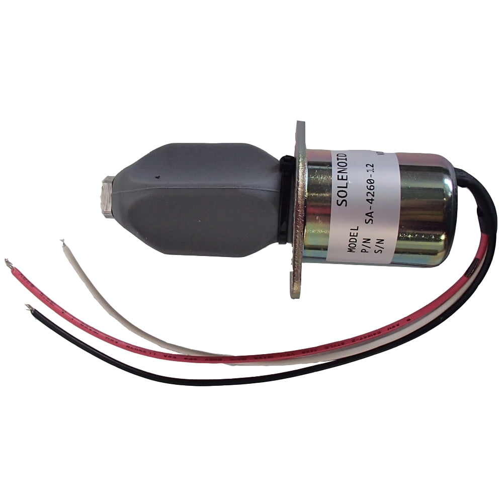 SA 4260 12 W 1751ES Fuel STOP Solenoid For Kubota 3A 70 82 Mm Series sa-4260-12-w-1751es-fuel-stop-solenoid-for-kubota-3a-70-82-mm-series
