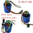 thumbnail image 2 of DC9-12V/7-24V Brushless Turbo Fan Motor 100000RPM High Speed Aluminum Alloy Impeller Ducted Brushless Motor with Speed Governor, 2 of 11