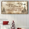 thumbnail image 5 of Vintage Inspired Christmas Eve Print Poster Santa Sleigh Wall Art Canvas Artwork Wall Decor Inspirational Quote Prints Painting Art Prints Picture Home Bedroom Decoration No Frame, 5 of 6