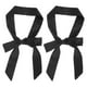 thumbnail image 1 of Cinturón de seda para mujer con pajarita, faja de satén negro, 2 unidades, ideal para vestidos formales y ocasiones especiales, como vestido de noche y boda, 1 of 8