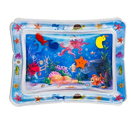 UPC: 0860626000453 | Splashin kids Inflatable Tummy Time Premium Water mat Infants and Toddlers is The Perfect Fun time Play Activity Center Your Baby s Stimulation Growth